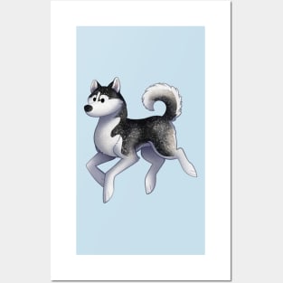 Cozy Husky Posters and Art